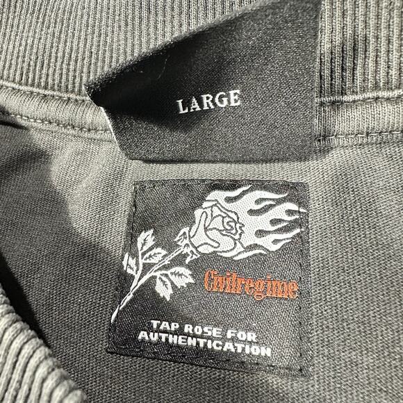 Civil Regime Stay Offended 199X Oversized Tee Large Vintage Ashes Gym Casual NEW - Picture 4 of 6
